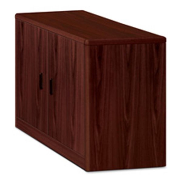 Highboy Storage Cabinet- w-Doors- 36in.x20in.x29-.50in.- Mahogany HI127465